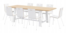 Rectangular Dining Table and Chairs Set - Midtown Series