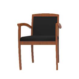 Wood Frame Guest Chair