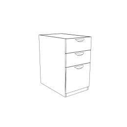 Cherryman 3 Drawer Pedestal