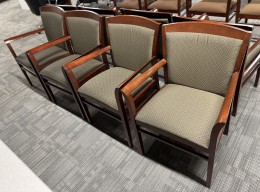 Upholstered Wooden Chair