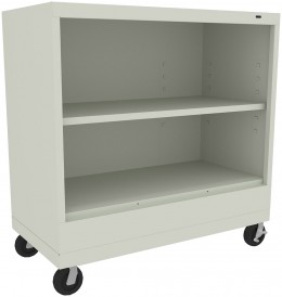 2 Shelf Bookcase on Wheels - Standard Series