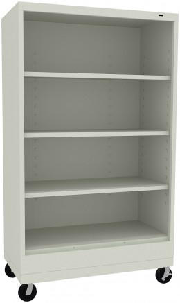 4 Shelf Bookcase on Wheels - Standard Series