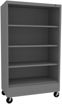 4 Shelf Bookcase on Wheels - Standard Series