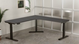 Height Adjustable L Shaped Desk - HL Series