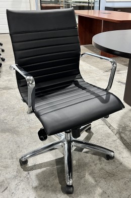 Leather Mid Back Conference Room Chair