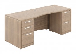 Pedestal Desk with Drawers - Potenza
