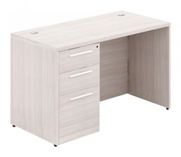 Small Pedestal Desk with Drawers - Potenza