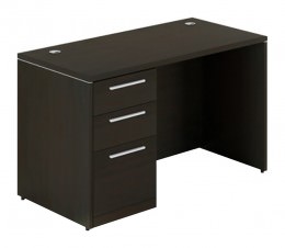 Small Pedestal Desk with Drawers - Potenza