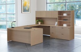 U Shaped Height Adjustable Desk