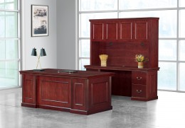 Executive Desk Set with Storage