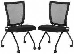 Nesting Chair without Arms - 2 Pack