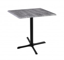 Mid-Century Pedestal Round Table 