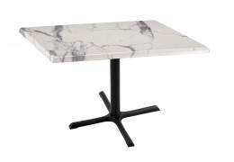 Mid-Century Pedestal Round Table 