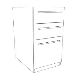 Cherryman 3 Drawer Pedestal
