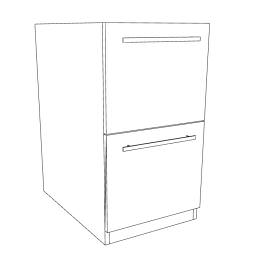 Cherryman 2 Drawer Pedestal