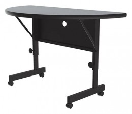 Flip-Top Crescent Table