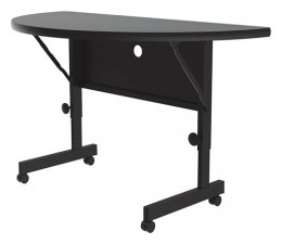 Flip-Top Crescent Table