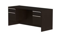 Double Pedestal Desk with Drawers