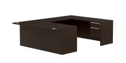 U Shaped Desk with Drawers