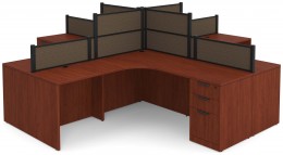 Executive Desk Set with Storage