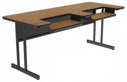 Large Two-Tier Technology Training Table