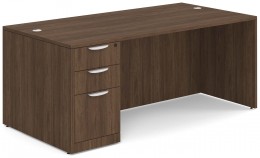 Double Pedestal Desk with Modesty Panel