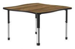 Adjustable Co-Working Swerve Table