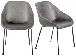 Mid-Century Contour Side Chair - Set of 2