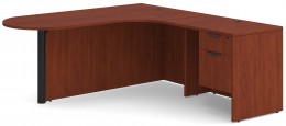 L-Shaped Desk with Hutch