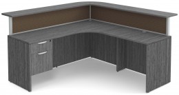 L Shaped Reception Desk