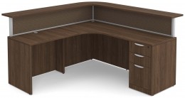 L Shaped Reception Desk