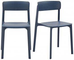 Universal Molded Stacking Chairs - Set of 2