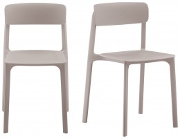 Universal Molded Stacking Chairs - Set of 2