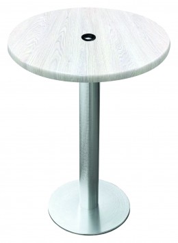 Round Outdoor Bar Height Table