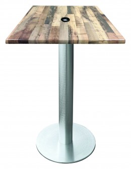 Outdoor Dining Table with Umbrella Hole