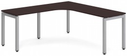 L Shaped Desk with Hutch
