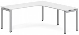 L Shaped Desk with Metal Legs
