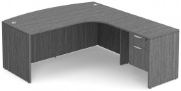 Bow Front L Shaped Desk