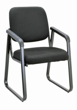 Black Office Guest Chair - Ashton