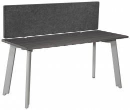 Small Desk with Privacy Panel