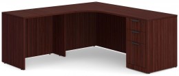 U-Shaped Desk with Hutch and Storage