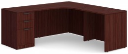 U-Shaped Desk with Hutch and Storage