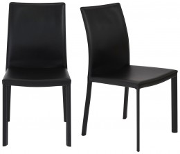 Genuine Leather Side Chair - Set of 2