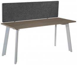 Small Desk with Privacy Panel