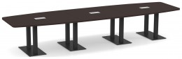 Modern Boat Shaped Conference Table