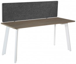 Small Desk with Privacy Panel