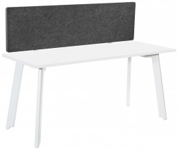 Small Desk with Privacy Panel