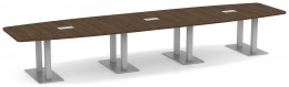 Modern Boat Shaped Conference Table