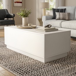 Modern Glossy Hidden Storage Table