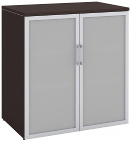Office Storage Cabinet with Glass Doors